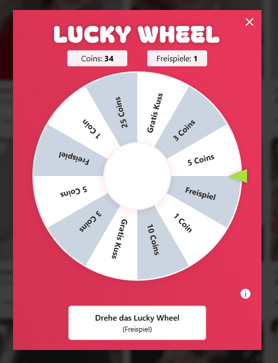 🎡 Glücksrad auf Michverlieben.com – Gewinne täglich Free Coins &amp; Gratis-Küsse! 💘
