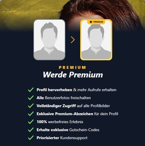 Die Michverlieben Premium-Mitgliedschaft – Mehr Aufmerksamkeit, mehr Matches, mehr Erfolg