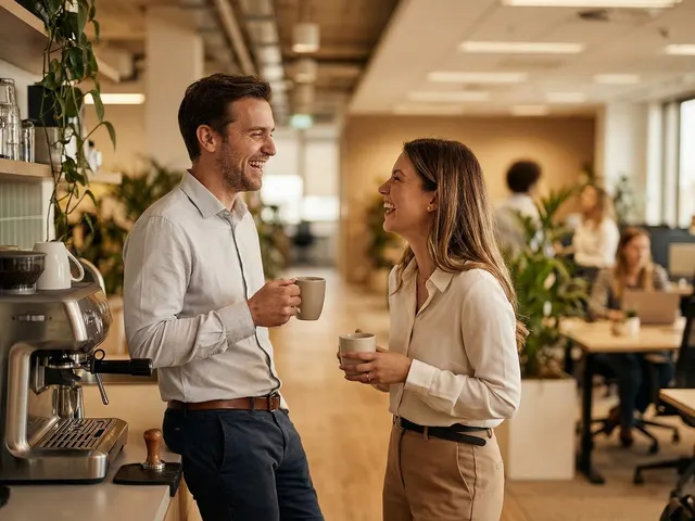 Flirten im Büro: Wie du Arbeitsplatz-Romanzen meisterst – ohne Job-Risiko