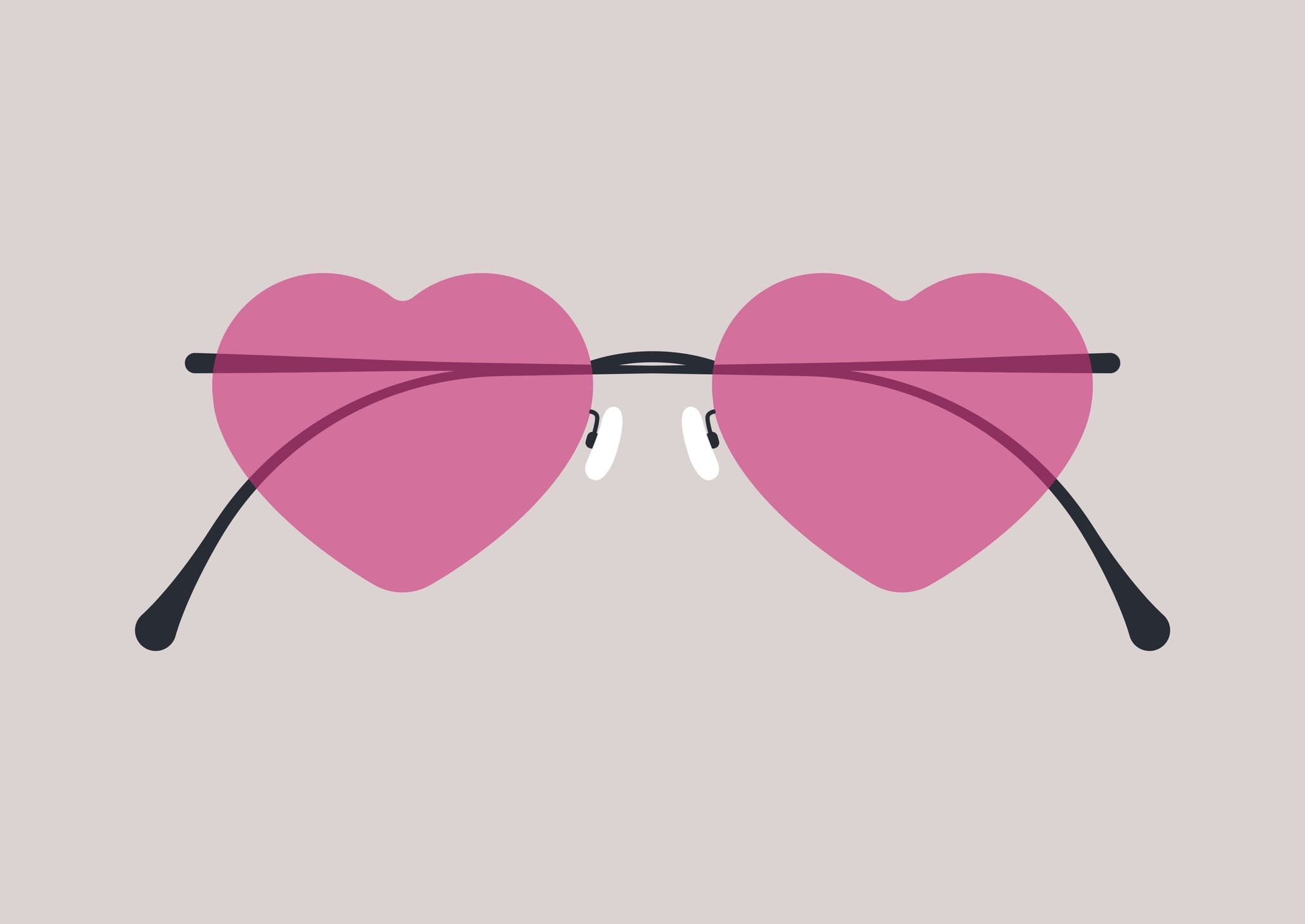 rosarote brille bedeutung